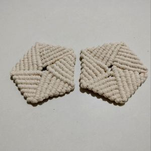 Macrame Tea Coasters (pair)